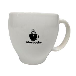 Starbucks Minimalist Black & White Cafe Coffee Mug Tea Cup‎